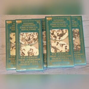 B.Pure Peppermint Shower Fizzers - Pack of 6